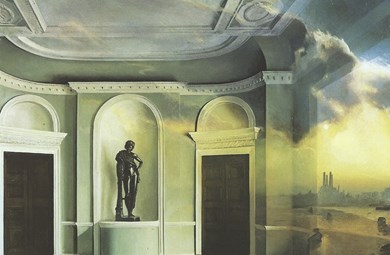 interieur classique londres painting by Alain Senez