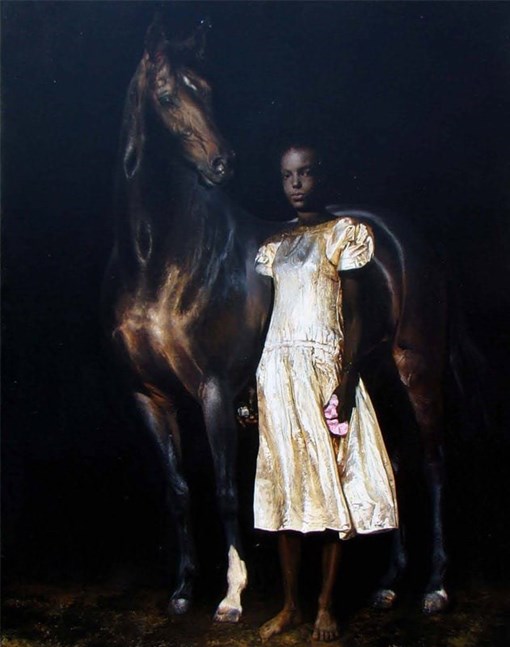 La princesse painting by Alain Senez