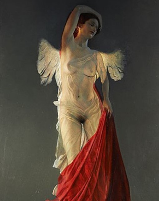 la victoire de samothrace painting by Alain Senez