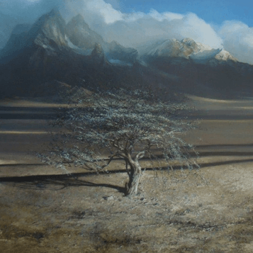 Paintings of landscapes by Alain Senez