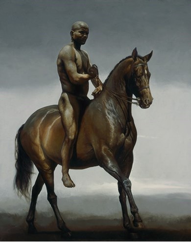 le centaure painting by Alain Senez