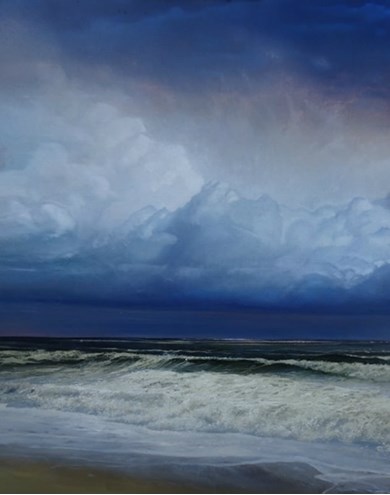 l'orage painting by Alain Senez