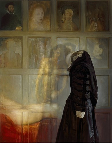 marie stuart toile centrale painting by Alain Senez