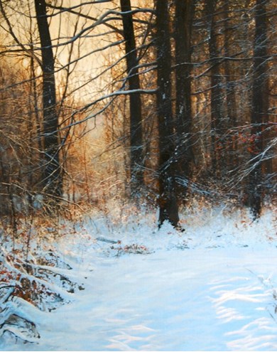 matin d'hiver painting by Alain Senez