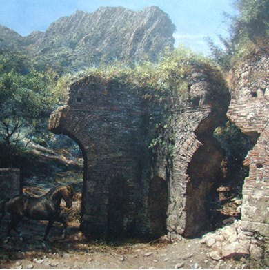 Olympos painting by Alain Senez