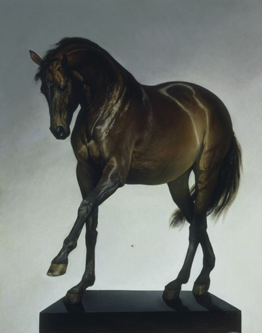 Sculpture Cheval painting by Alain Senez